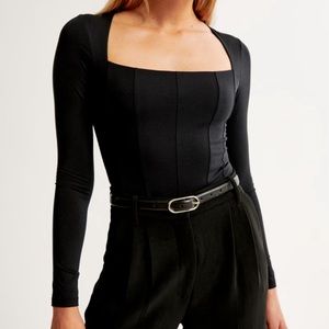 Abercrombie A&F corset long sleeve